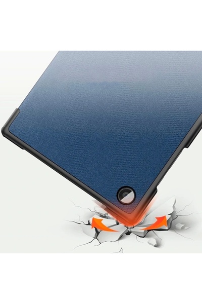 Butik Dux Ducis Samsung Galaxy Tab A8 2021 10.5 (X200/X205) Kılıf Kalem Bölmeli Standlı Domo Series-(5775)