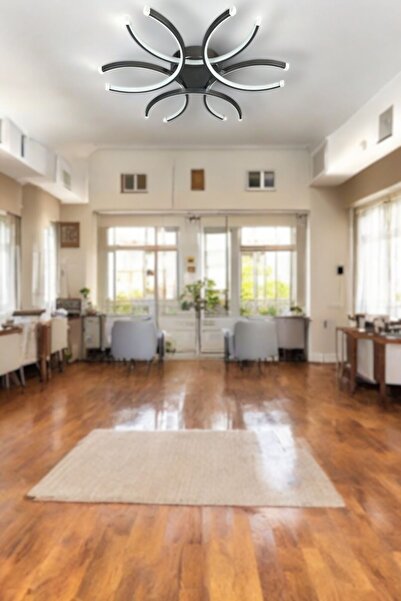 Luzarana Levora Modern Tasarım - Salon - Mutfak - Yatak Odası Gri Renk Beyaz ...