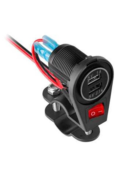 OEM Adaptor auto cu lumină verde USB 3.1A instalabil în locaș brichetă 12–24V