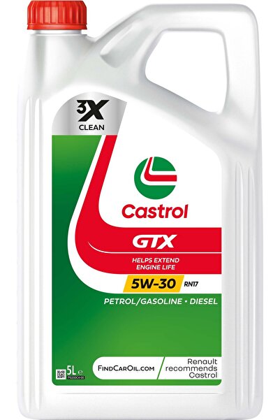CASTROL Ulei de Motor Sintetic GTX 5W-30 RN17 - 5 Litri