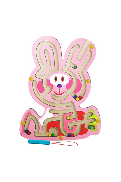 Flippy Joc cu minge Montessori, Flippy, creion magnetic, tip labirint, din le...