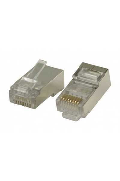 VALUELINE RJ45 plug for STP CAT6 cable, twisted pair, set of 10 pieces