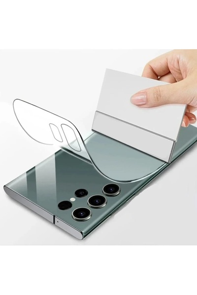 tkgz İnfinix GT 30 PRO Uyumlu Nano Arka Kaplama Şeffaf Hd Esnek 250UM Kalın - MAXXPRO