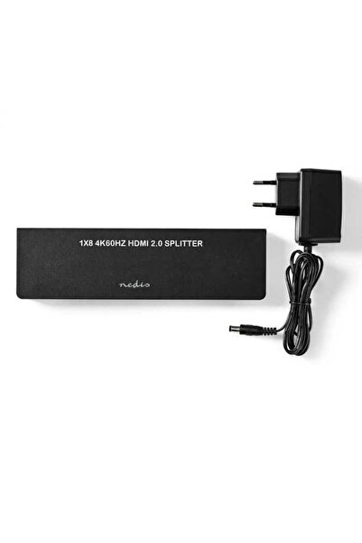 Nedis HDMI Splitter 4K 60Hz 8-port 1x HDMI input - 8x HDMI outputs