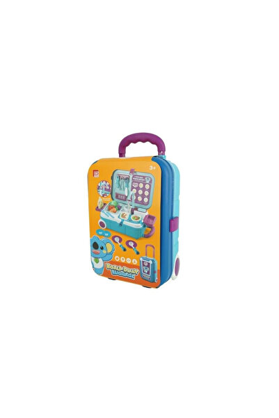 Flippy 2 în 1, valiză și mini-bucătărie cu ustensile