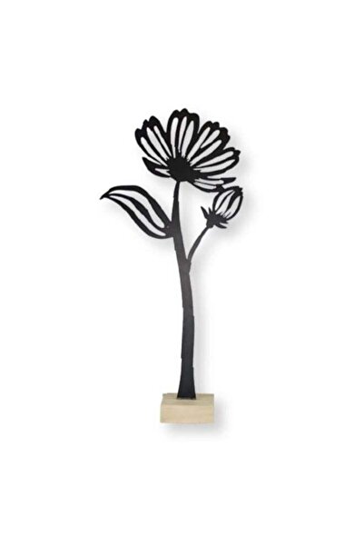 Generic Elegant Wooden Flower Figurine - A vibrant artistic touch to your hom...