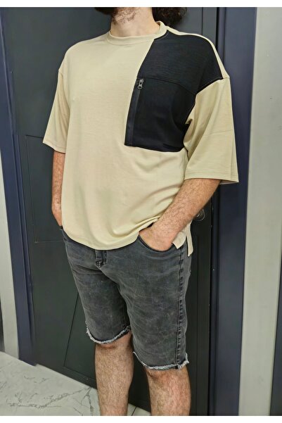 hammerland Μπλουζάκι από ύφασμα Modal με κοντό μανίκι και λεπτομέρεια τσέπης με φερμουάρ