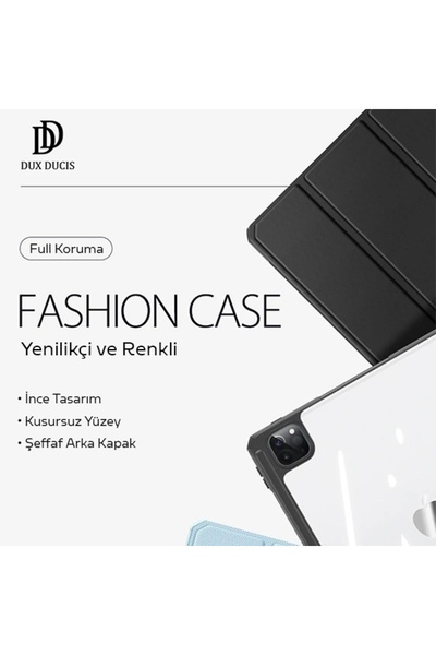 Butik Dux Ducis iPad Pro 11 (201820202021.2022) Kılıf Kalem Bölmeli Toby Series-(5775)