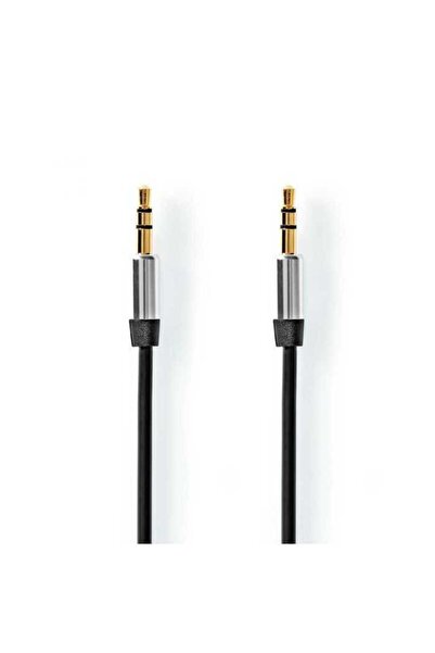 Nedis Cablu Audio Stereo Jack 3.5 mm - 3.5 mm 1m negru