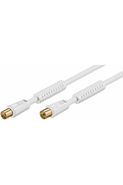 goobay Cablu antena ecranat tata-mama 1.5m alb