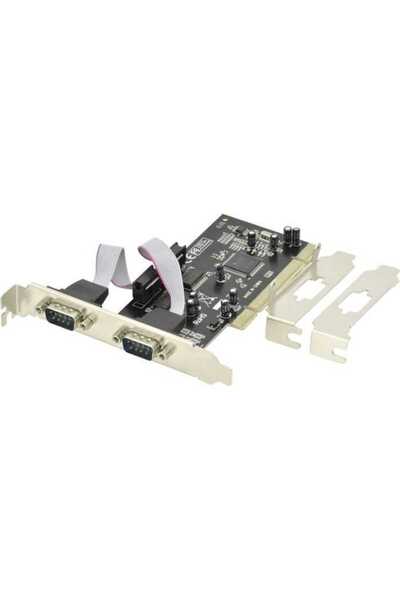 Digitus Placa extensie PC interfata PCI - chipset MCS9865 RS232 D-Sub 9pin tata x2 DS-33003