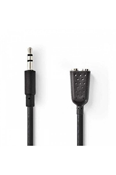 Nedis Cablu Audio Stereo Jack 3.5 mm tata - 2x 3.5 mm mama 0.2m