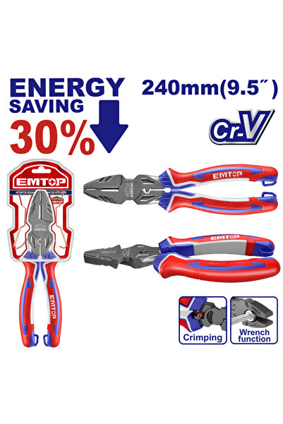 EMTOP Clește combinat cu acționare prin pârghie, economie de energie de 30% - EPLRC0921,