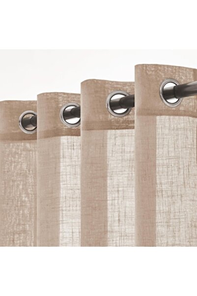 MIULEE Set 2 Draperii, 140 x 160 cm, Bej - CN