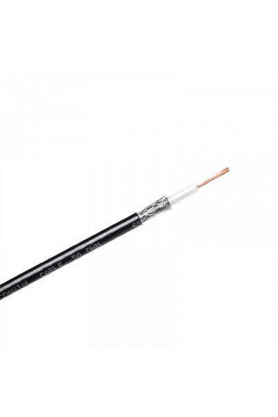 Cabletech Cablu COAXIAL H155 50 ohm 5.4mm PVC negru