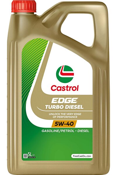 CASTROL Ulei de motor sintetic EDGE Turbo Diesel 5W-40, 5 litri