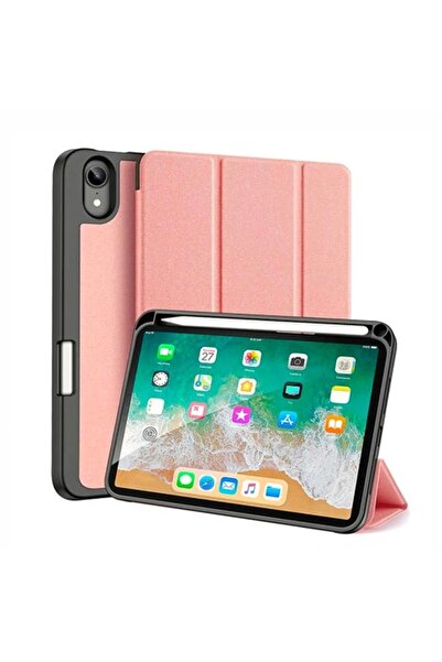 Genel Markalar Dux Ducis iPad Mini 6 (2021) Kılıf Kalem Bölmeli Standlı Domo Series-(5775)