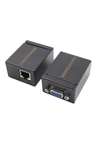 OEM Set adaptor prelungire VGA prin RJ45 CAT5/6/7 maxim 60m 1080P 2buc/set