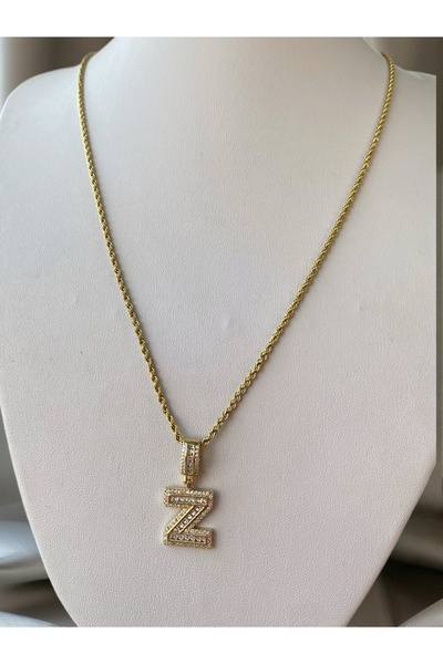 MODA Z harfli Çelik Kolye