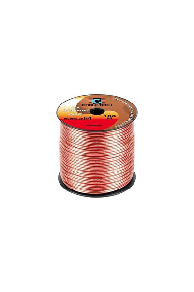 Cabletech Cablu difuzor OFC Cupru 2x4mm 1m