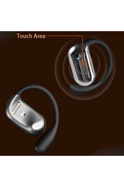 VU-TEK AirConduction Wireless Headphones, Bluetooth 5.4, 3D Sound, 90h Battery Life, HD Microphone