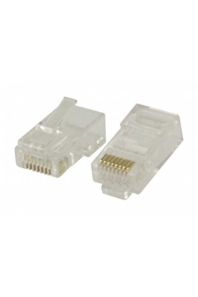 VALUELINE RJ45 plug for UTP CAT6 cable, twisted pair, set of 10 pieces