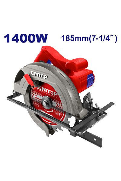 EMTOP Ferăstrău circular electric 1400W, 185mm - ECSW1852,