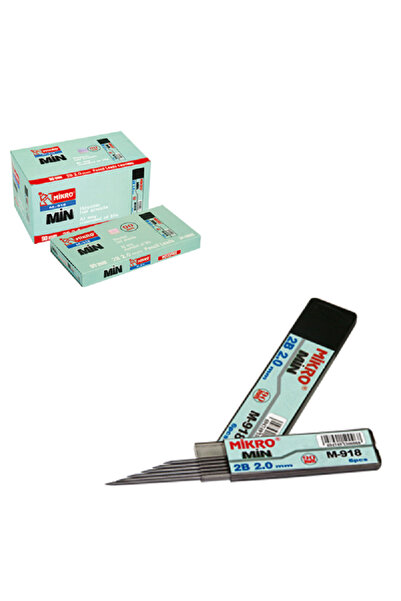 Mikro 2.0 مم 2B 9 سم رأس قلم سميك M-918