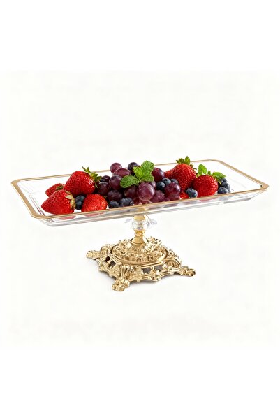 Paşabahçe Metal Ayaklı Gold Detaylı Sunumluk Baton