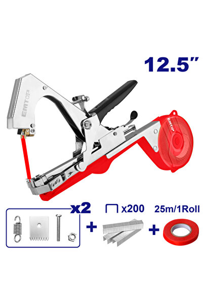 EMTOP Dispozitiv reglabil de legat viță de vie, roșii, vinete, 31,2 cm - EPTM...