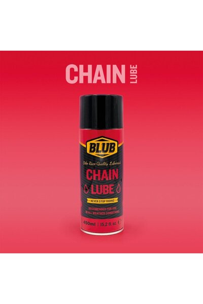 BLUBOO Spray Chain Lube Blub, 450 ml, efficient in all seasons, easy application by spraying