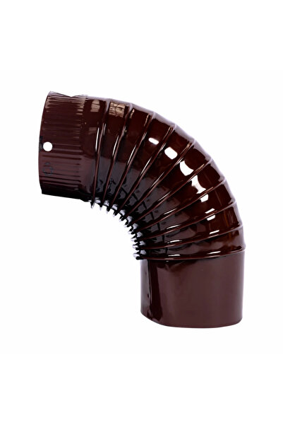 Golden Fish Cot pentru sobă pe lemne, 90˚, 120mm, maro