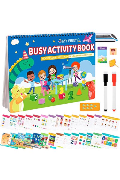 OEM Βιβλίο δραστηριοτήτων για παιδιά προσχολικής ηλικίας, 28 σελίδες, με επαν...