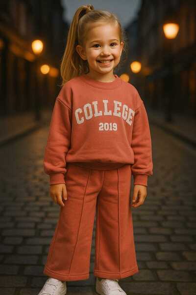 Tiny New Season Girls' Spanish Style Bottom - Top Tracksuit Set