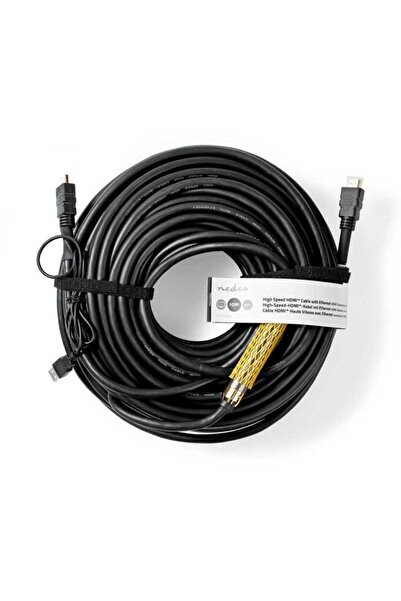 Nedis High Speed ​​HDMI Cable with Ethernet and Amplifier 40m Black