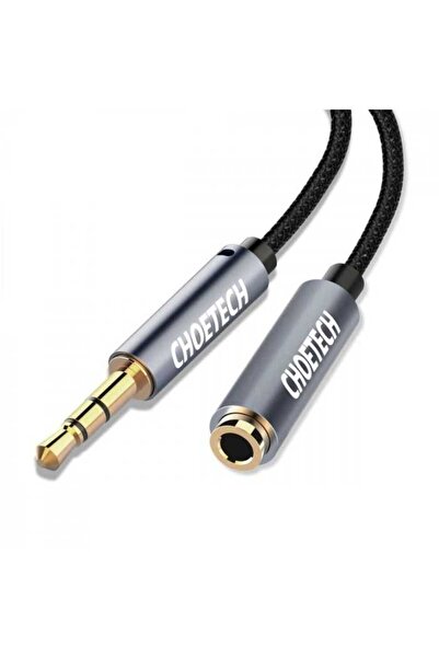 CHOETECH Cablu audio Jack stereo AUX001 3.5 mm tata - 3.5 mm mama 2m negru