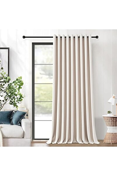 MIULEE Draperie Blackout, 240 x 300 cm, Bej