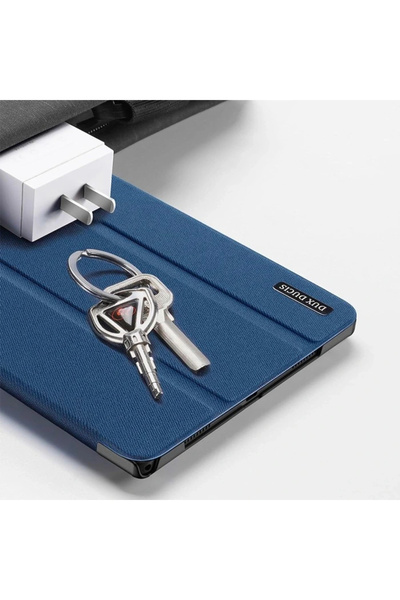 Butik Dux Ducis Samsung Galaxy Tab A8 2021 10.5 (X200/X205) Kılıf Kalem Bölmeli Standlı Domo Series-(5775)