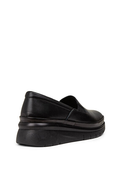 Deery Women's Genuine Leather Black Casual Shoes