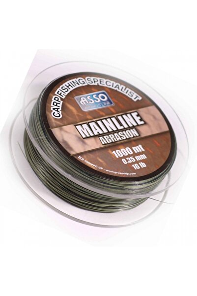 ASSO Monofilament de nailon, fir principal, abraziv, 0,30 mm, 5,44 kg, 1000 m...