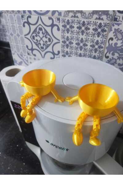 SS Craft كوب بيضوي - كوب بأرجل متحركة على شكل جسم (قطعتان)