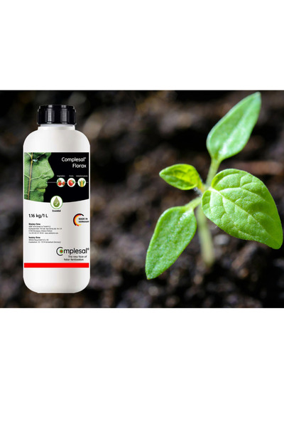 COMPLESAL FLORAX Alman Sıvı Mikro Bitki Besin Maddeleri Karışımı Yaprak Gübresi Bakır, Mangan ve Çinko 1 LT.