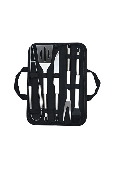 Flippy Set 5 Ustensile pentru Gratar, Flippy, din Otel Inoxidabil, Geanta Oxf...