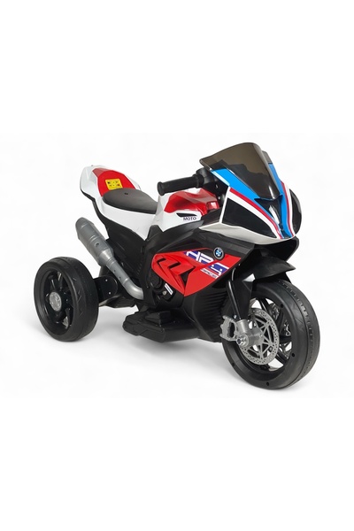ALBADER Electric Ride On ATV for Kids 12V Rechargeable Battery with Sounds, Electric Motorcycle Ages 2-7 Old
