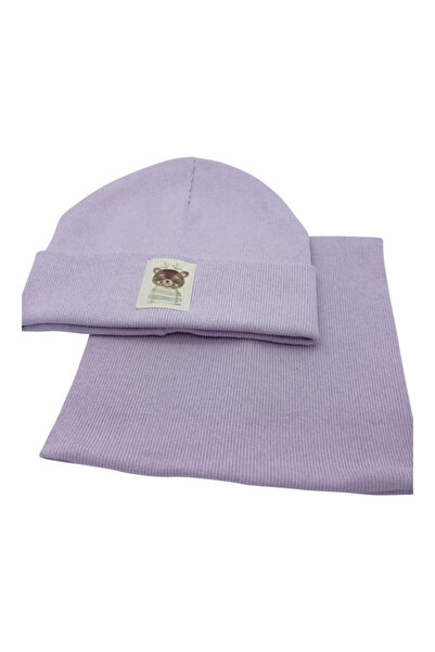 Mustran Ribana Pamuklu Bere Boyunluk Seti