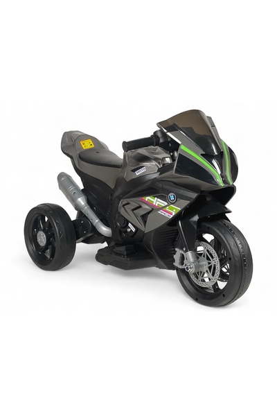 ALBADER Electric Ride On ATV for Kids 12V Rechargeable Battery with Sounds, Electric Motorcycle Ages 2-7 Old
