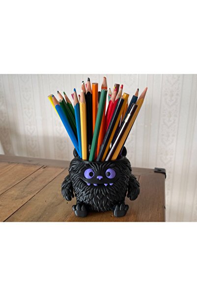 HasFar Tech مجموعة حامل أقلام على شكل وحش فرو