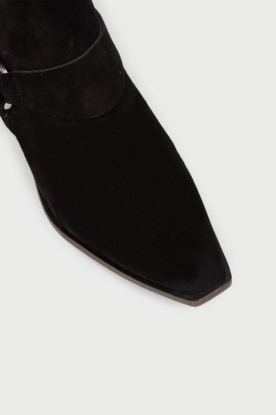 Deery Women's Genuine Suede Black Western Boots