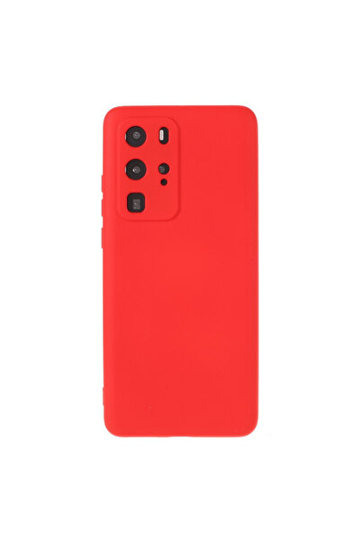 Flippy Husa protectie compatibila cu Huawei P40 Pro Liquid Silicone Case Rosu