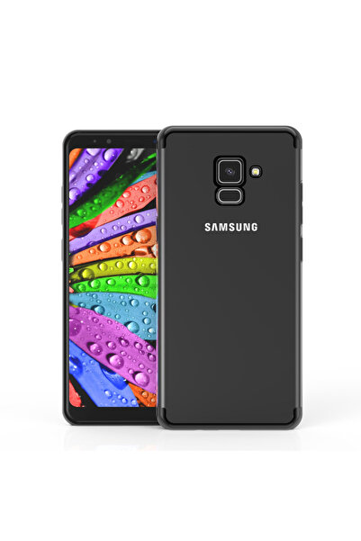 Toolsy Husa Samsung Galaxy A8 2018 Transparent cu Margini Negre